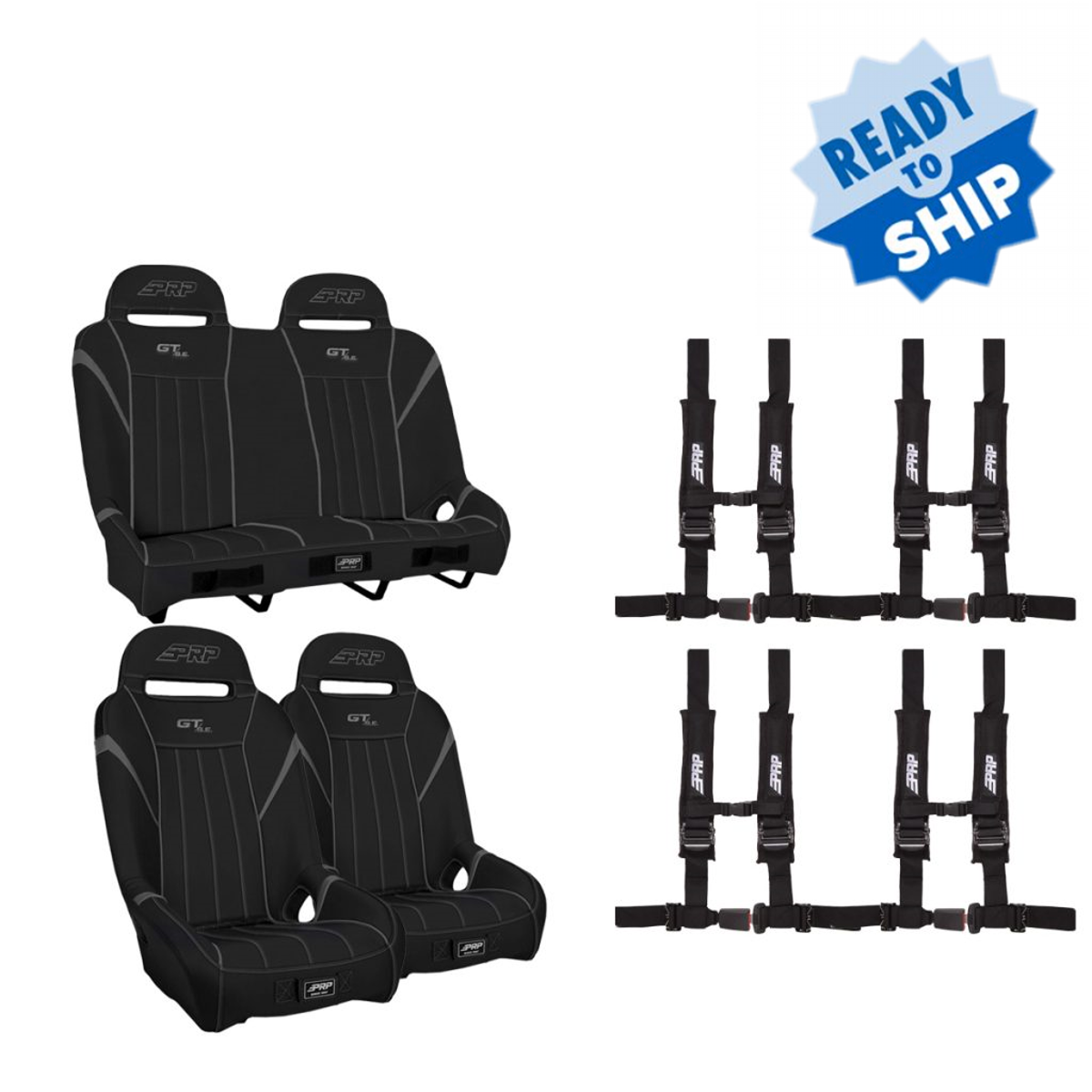 GT/S.E. Front Seats 1″ XW, GT/S.E Rear Bench & 4.2 Harness (Bundle)