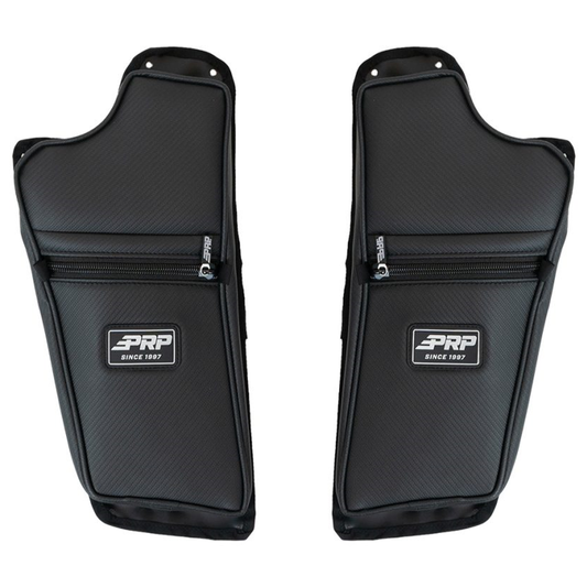 Front Lower Door Bags with Knee Pad for ’16+ Polaris General (Pair)
