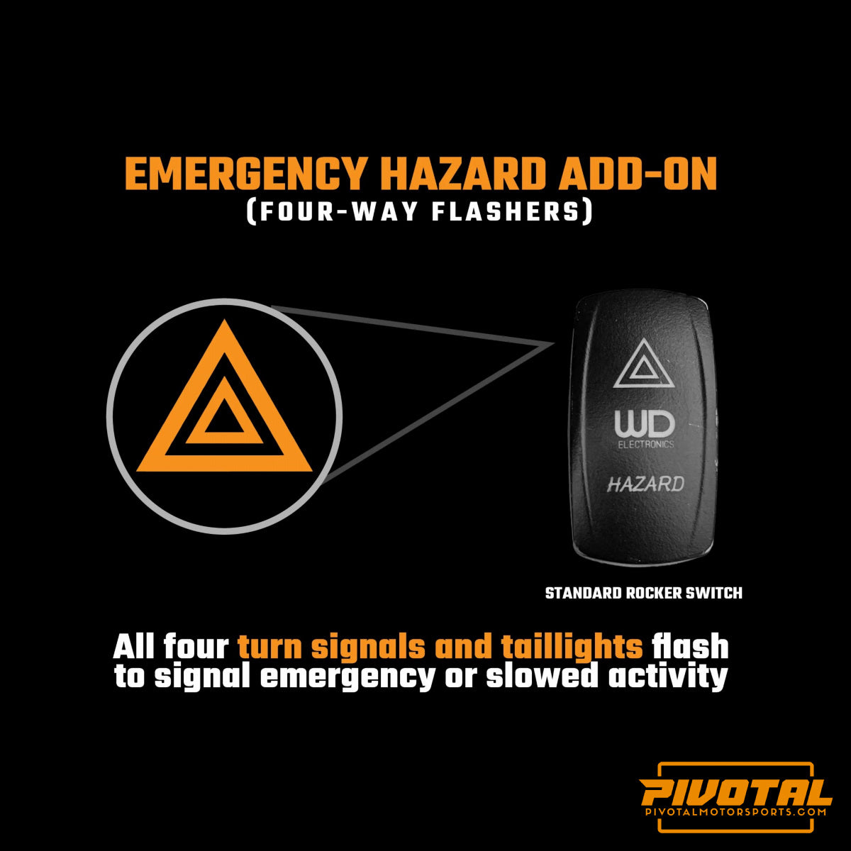 Hazard Add-On to WD Electronics Turn Signal Kit WD Electronics