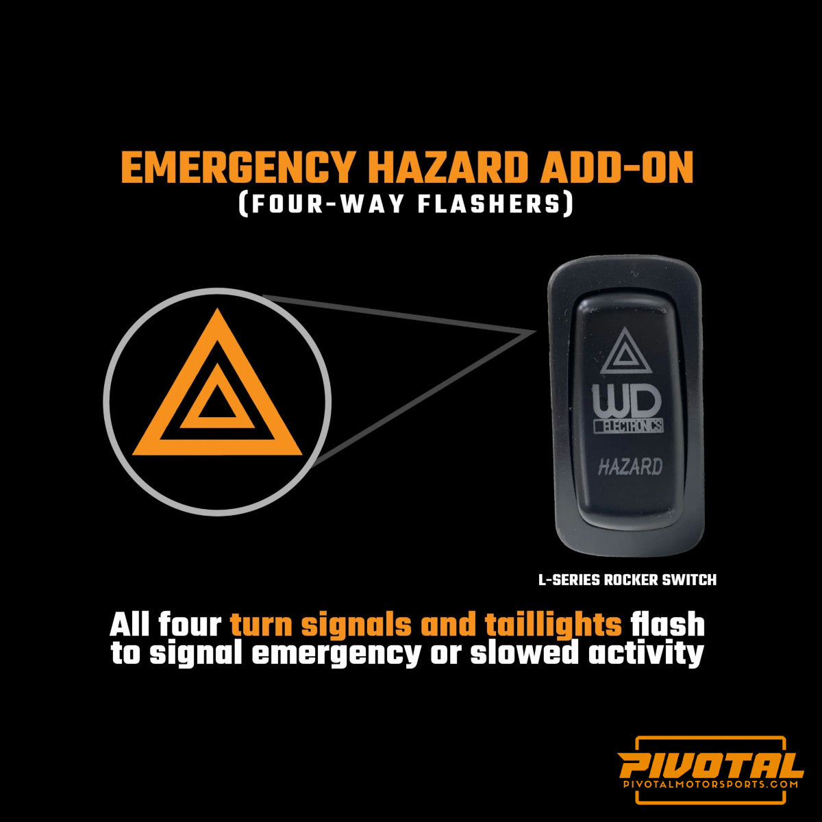 Hazard Add-On to WD Electronics Turn Signal Kit WD Electronics