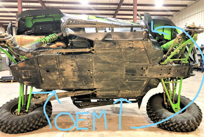 Trail Armor Kawasaki KRX 1000 (all editions) Full Skids with Integrated Slider Nerfs 2020 - 2025 TrailArmor