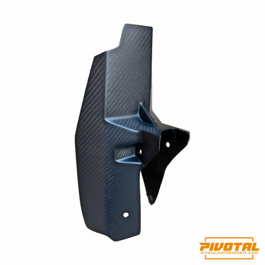 Kawasaki KRX H2 Rear Shock Guard - Carbon Fiber - MATTE Pivotal Motorsports