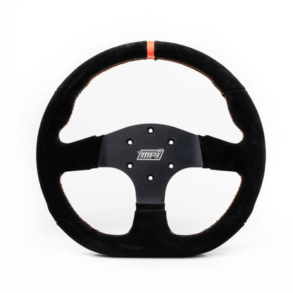 Touring Steering Wheel 13in D Shaped Suede