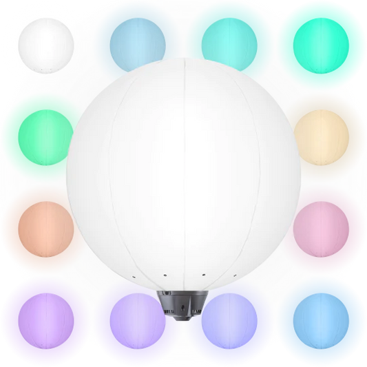 RGB 100 Watt Color Changing LED Balloon Light Fixture