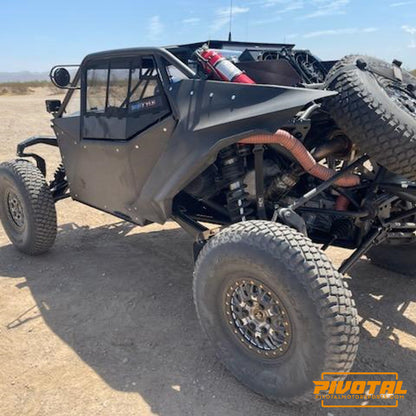 Can-Am Maverick R RACE Rear One Piece Fenders - Carbon Fiber Pivotal Motorsports