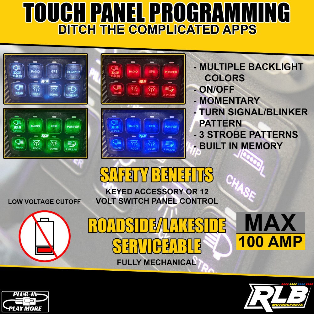 PRO8 Switch Panel RLB Motorsports
