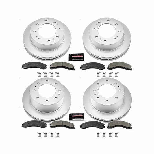 Power StopZ17 Evolution Geomet Coated Brake Kit Front & Rear Chevrolet Silverado 2500 HD 2015-2019-Truck Brakes-Power Stop-Pivotal Motorsports