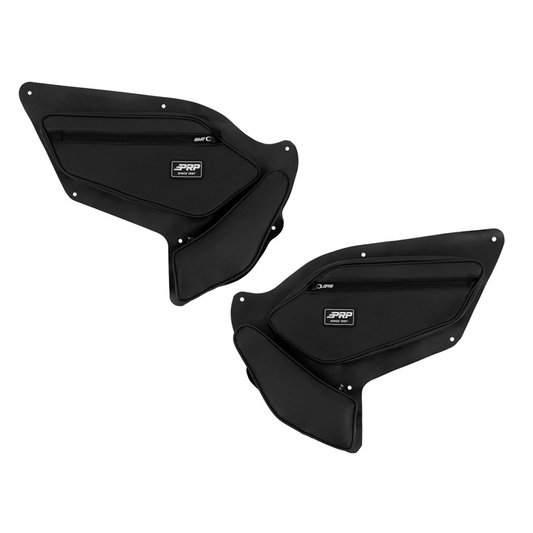 Front Door Bags with Knee Pads for Polaris RZR PRO XP, PRO XP4, PRO R, TURBO R (Pair)