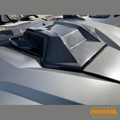 Polaris 20-24 Pro R Hood - Carbon Fiber-Carbon Fiber-Pivotal Motorsports-Pivotal Motorsports
