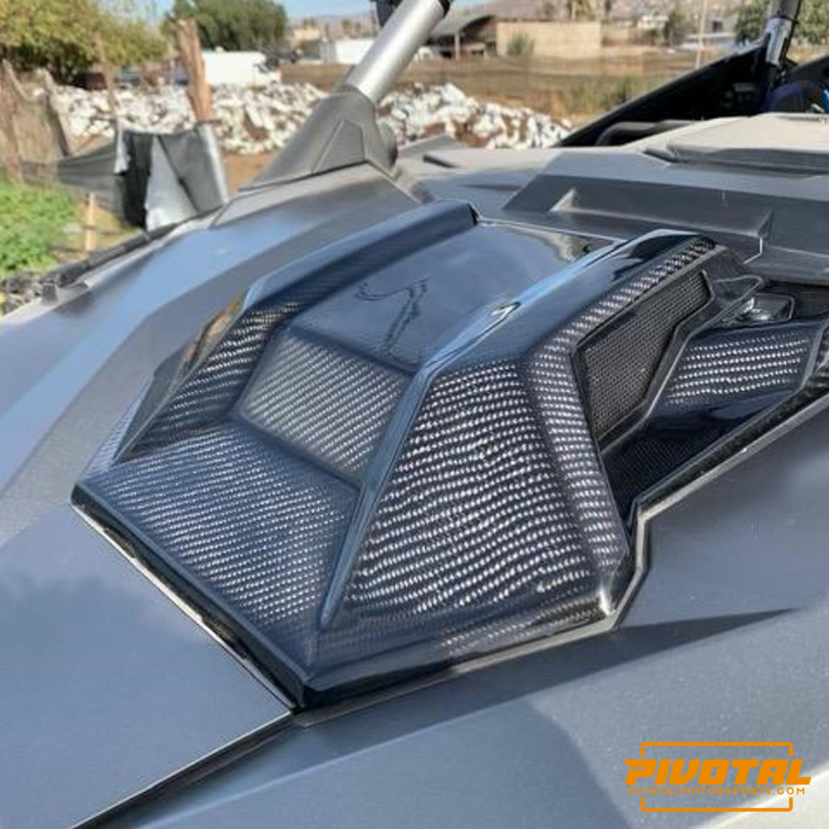 Polaris 20-24 Pro R Hood - Carbon Fiber-Carbon Fiber-Pivotal Motorsports-Pivotal Motorsports