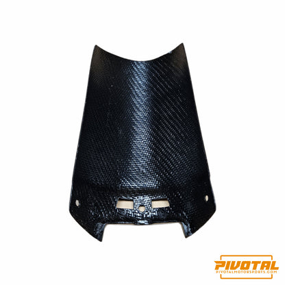 Polaris Pro R Rear Shock Guard - Carbon Fiber-Shock Guards-Pivotal Motorsports-Pivotal Motorsports