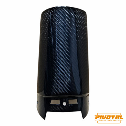 Polaris Pro R Rear Shock Guard - Carbon Fiber-Shock Guards-Pivotal Motorsports-Pivotal Motorsports