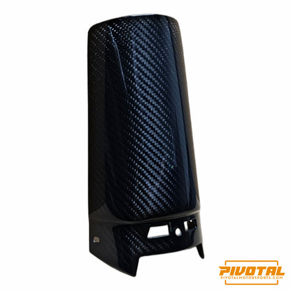 Polaris Pro R Rear Shock Guard - Carbon Fiber-Shock Guards-Pivotal Motorsports-Pivotal Motorsports