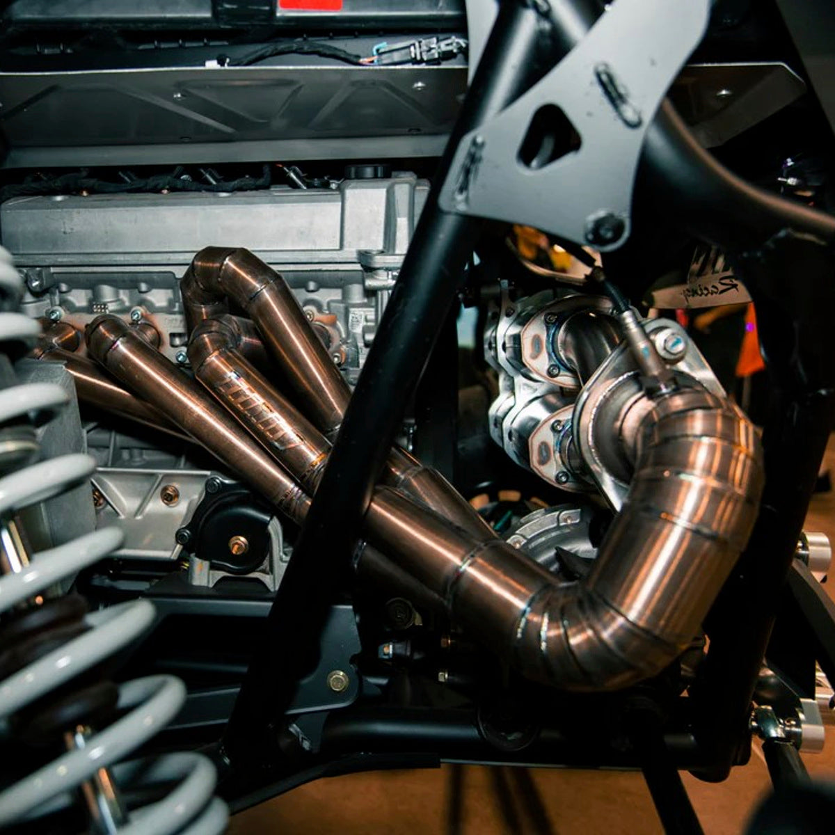 Raptor R Header Install Trinity Racing PRO R 4 into 1 Header - Pivotal Motorsports