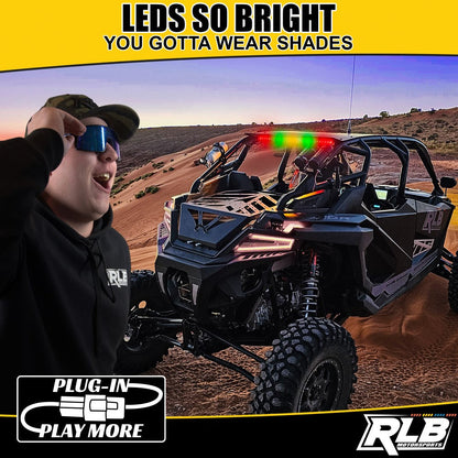 Can-Am MAV Trail LED Chase Light- Dual-Color (GREEN/WHITE) RLB Motorsports