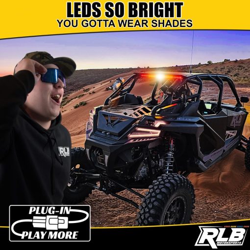 Polaris RZR LED Chase Light - San Felipe (Amber/White) RLB Motorsports
