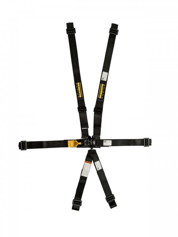 5pt Harness LL Ratchet 2in RS / PU Adjust Black SCHROTH RACING