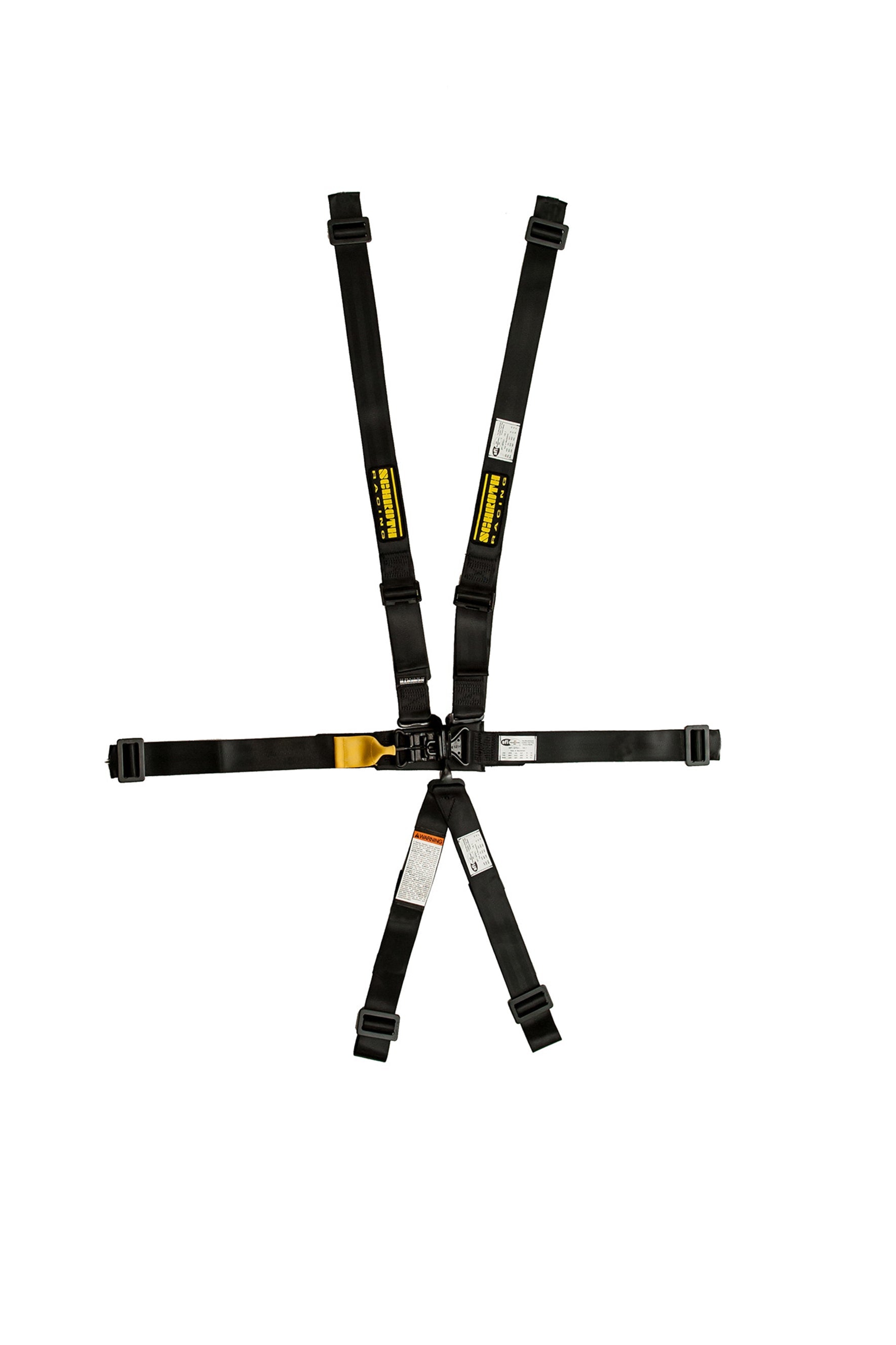 5pt Harness LL2 P/U L&R 2in Black SFI 16.1 SCHROTH RACING