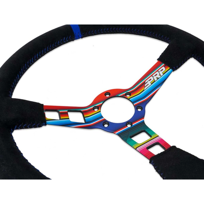 Suede Serape Deep Dish Steering Wheel