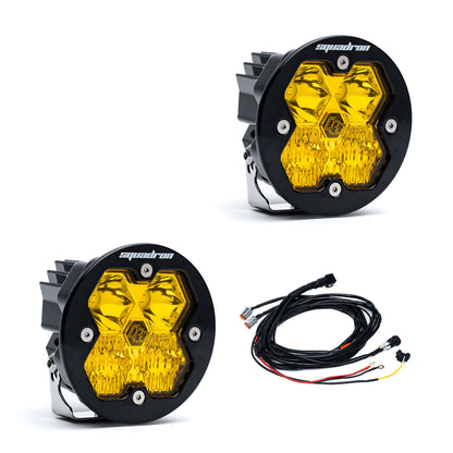Squadron-R 2.0 Sport Black LED Auxiliary Light Pod Pair Baja Designs