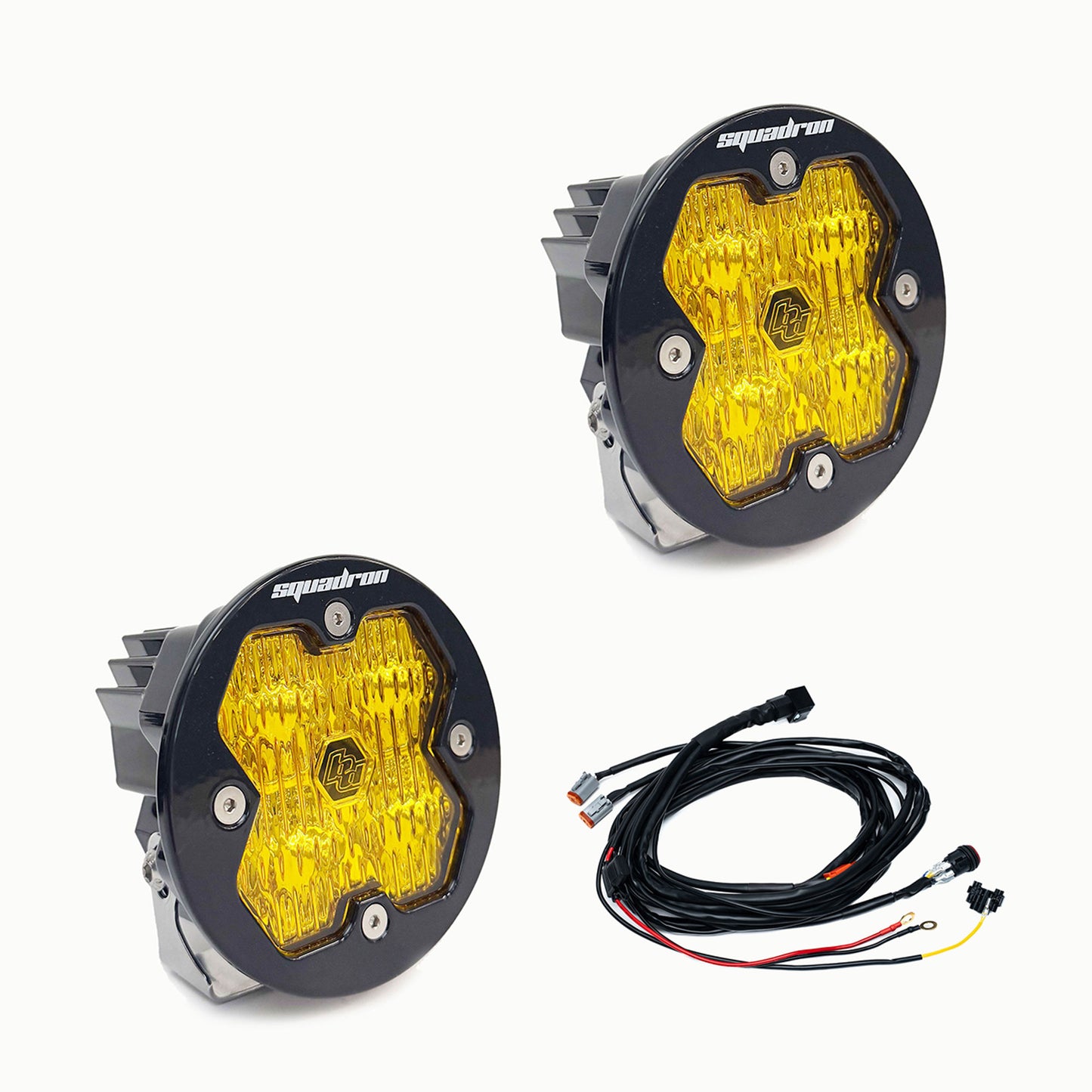 Squadron-R 2.0 Sport Black LED Auxiliary Light Pod Pair Baja Designs