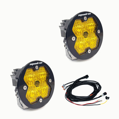 Squadron-R 2.0 Sport Black LED Auxiliary Light Pod Pair Baja Designs