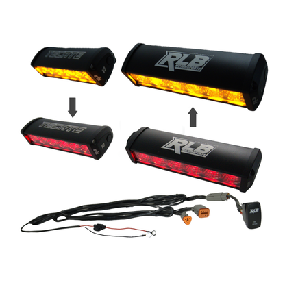 Dual 6" Chase Lights - Tecate Split RLB Motorports RLB Motorsports