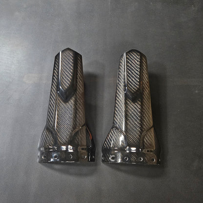 Can-Am X3 Rear Shock Guard - Carbon Fiber