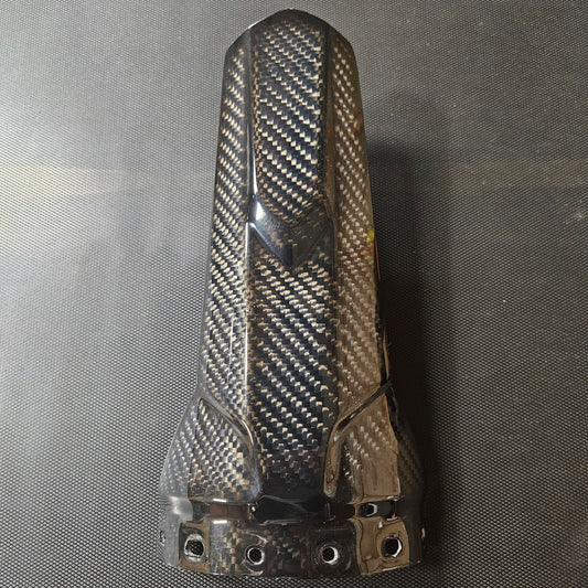 Can-Am X3 Rear Shock Guard - Carbon Fiber