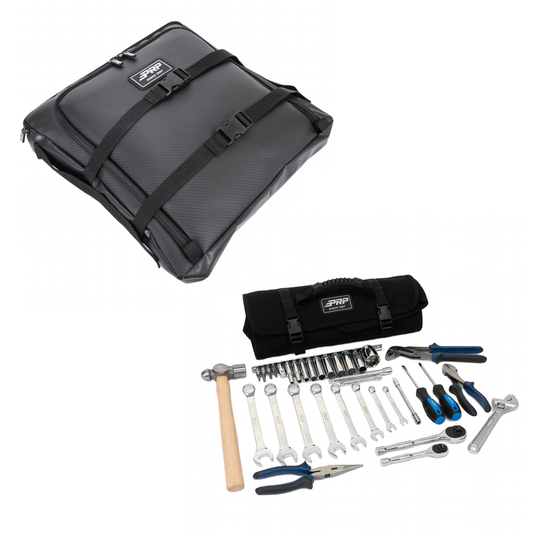 Can-Am Maverick X3 Under Seat Bag and Can-Am Roll-Up Tool Bag - BUNDLE