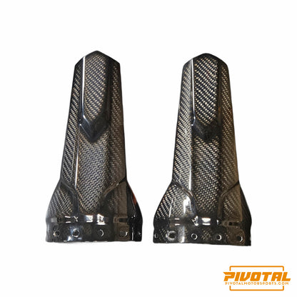 Can-Am X3 Rear Shock Guard - Carbon Fiber-Shock Guards-Pivotal Motorsports-Pivotal Motorsports