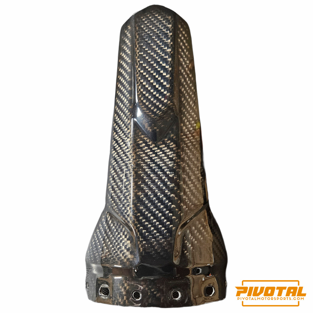 Can-Am X3 Rear Shock Guard - Carbon Fiber - Pivotal Motorsports