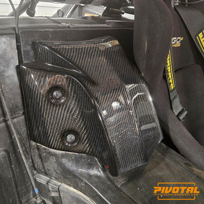 Yamaha YXZ1000R Console Air Inlet Cover - Carbon Fiber Pivotal Motorsports