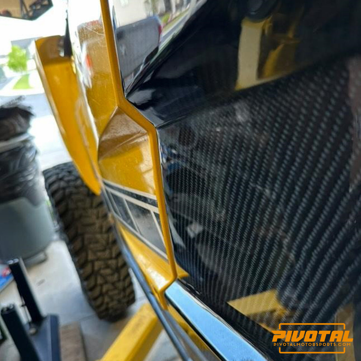 Yamaha YXZ1000R Carbon Fiber Wide Rear Fenders-Carbon Fiber-Pivotal Motorsports-Pivotal Motorsports