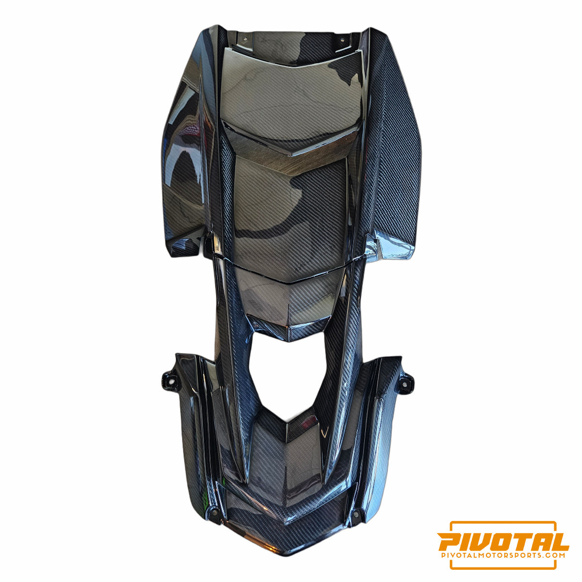 Yamaha YXZ1000R Carbon Fiber Center Hood-Carbon Fiber-Pivotal Motorsports-Front and Rear - Complete Set-Pivotal Motorsports