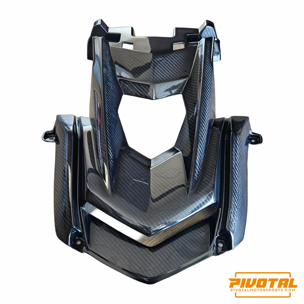 Yamaha YXZ1000R Carbon Fiber Center Hood-Carbon Fiber-Pivotal Motorsports-Front Only-Pivotal Motorsports
