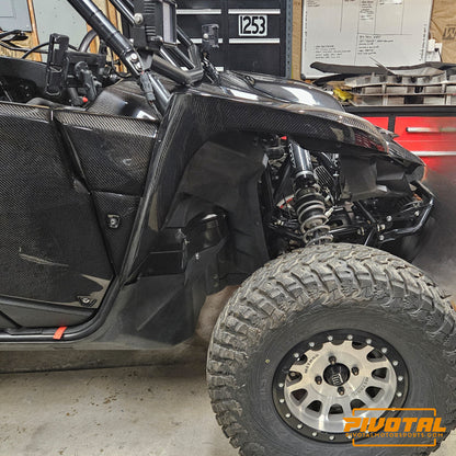 Yamaha YXZ1000R Wide Front Fenders - Carbon Fiber Pivotal Motorsports