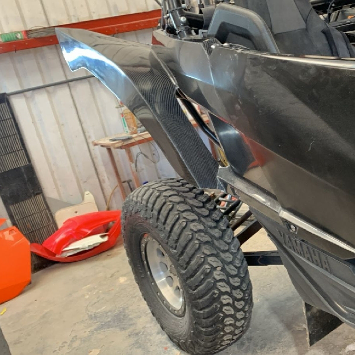 Yamaha YXZ1000R Carbon Fiber Wide Rear Fenders-Carbon Fiber-Pivotal Motorsports-Pivotal Motorsports