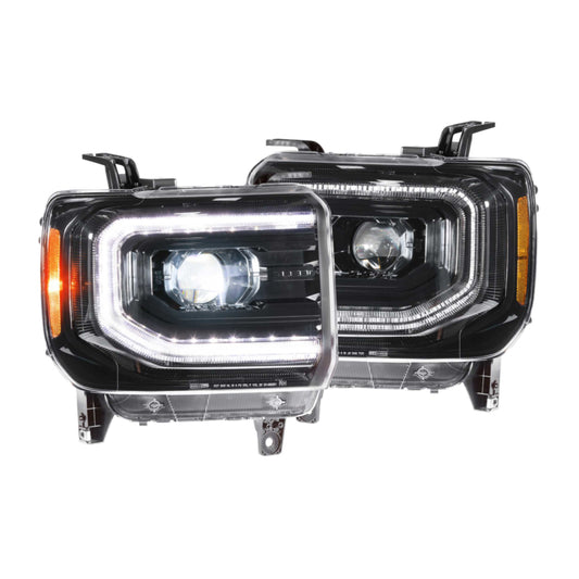 Morimoto XB LED Headlights: GMC Sierra (14-18 / Set)-UTV Headlights-Morimoto-Pivotal Motorsports