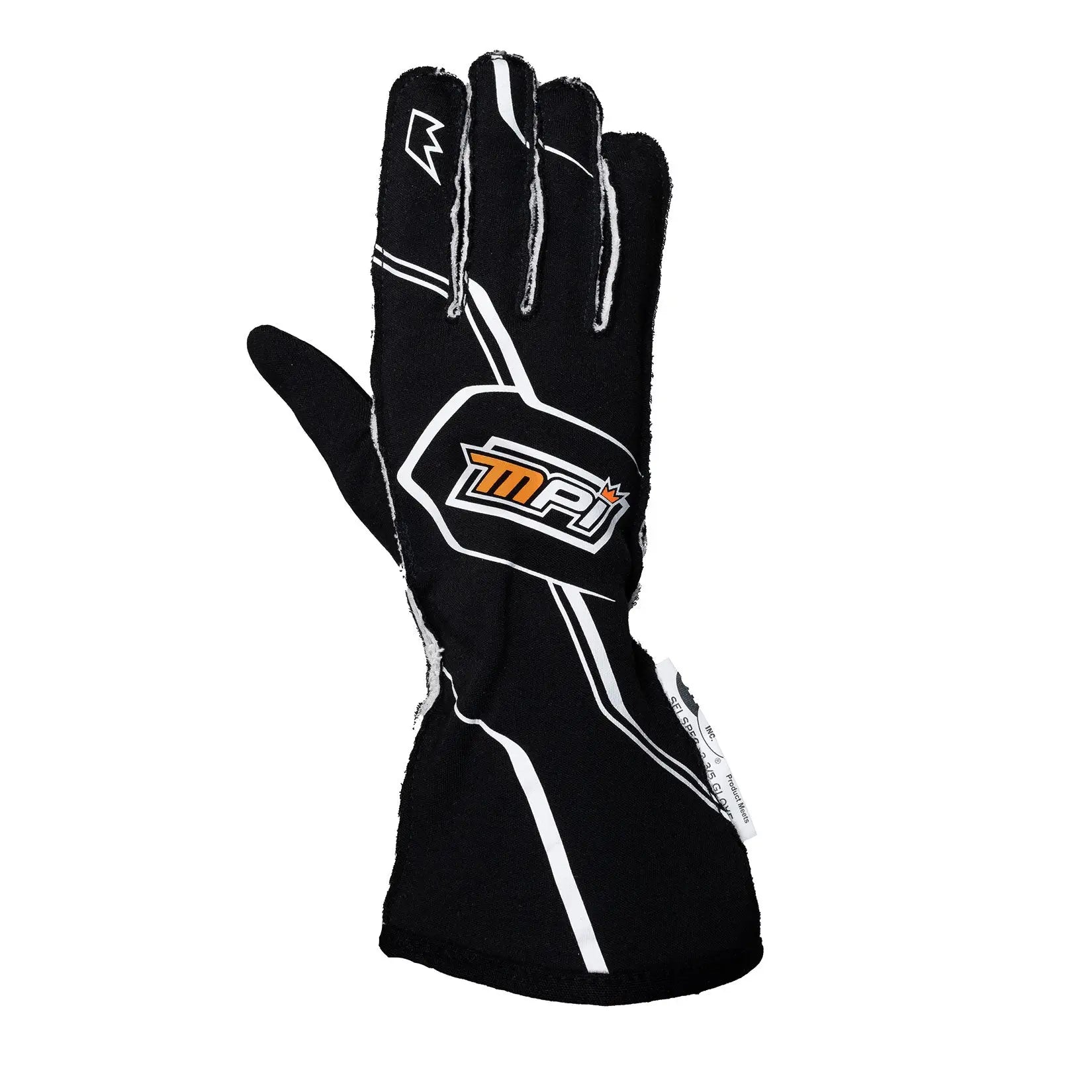 MPI Racing Gloves SFI 3.3/5 Black Large - Pivotal Motorsports