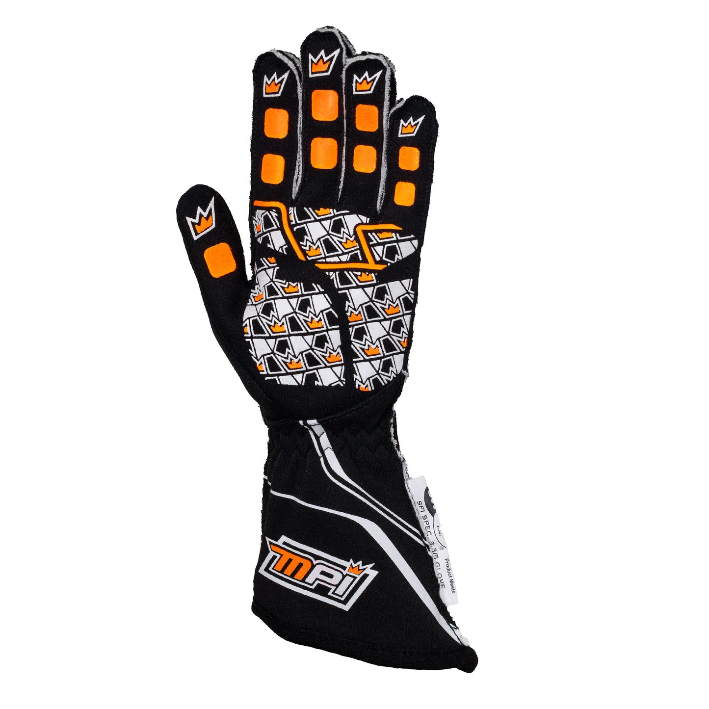 MPI Racing Gloves SFI 3.3/5 Black Small