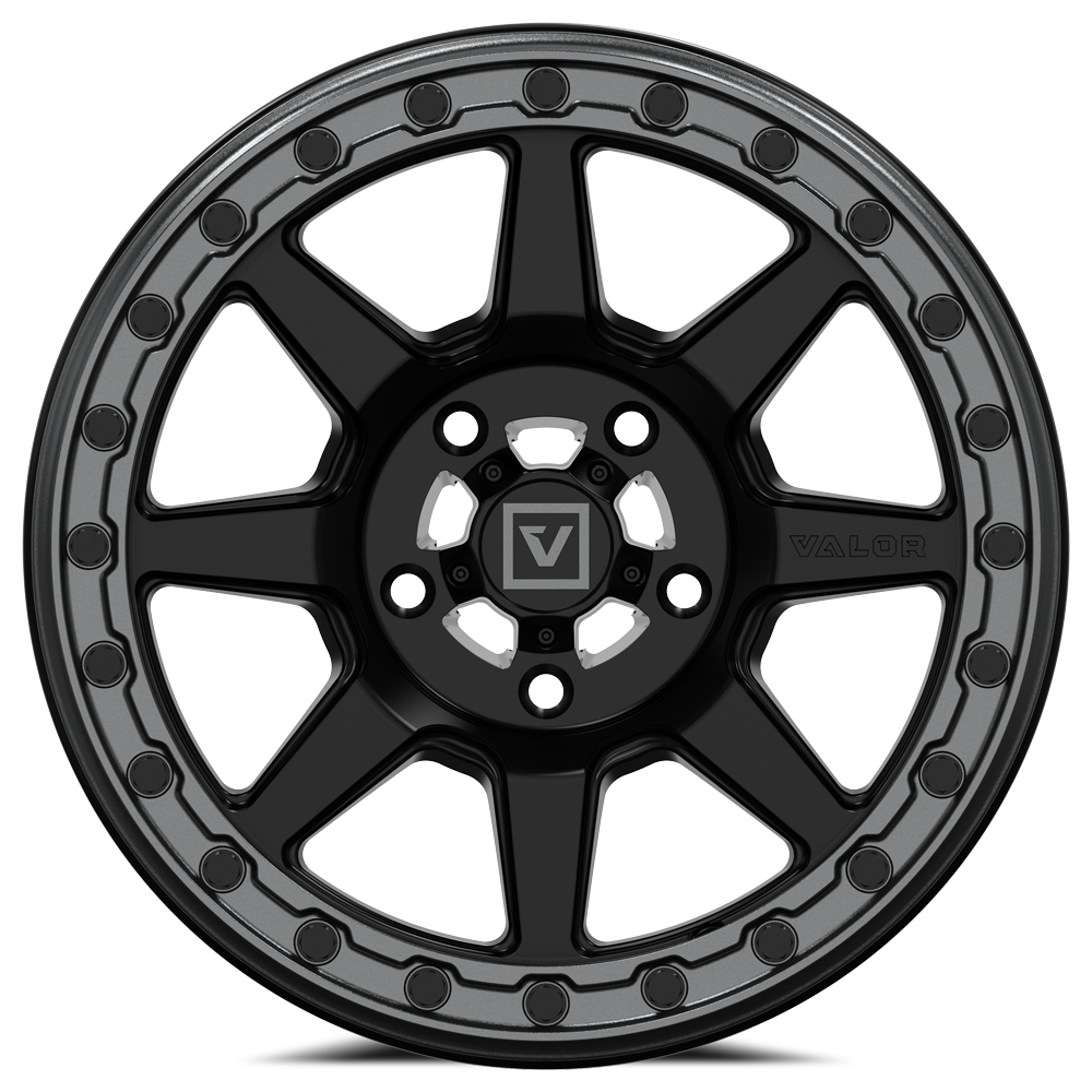 V13 Satin Black UTV Beadlock - Valor Offroad