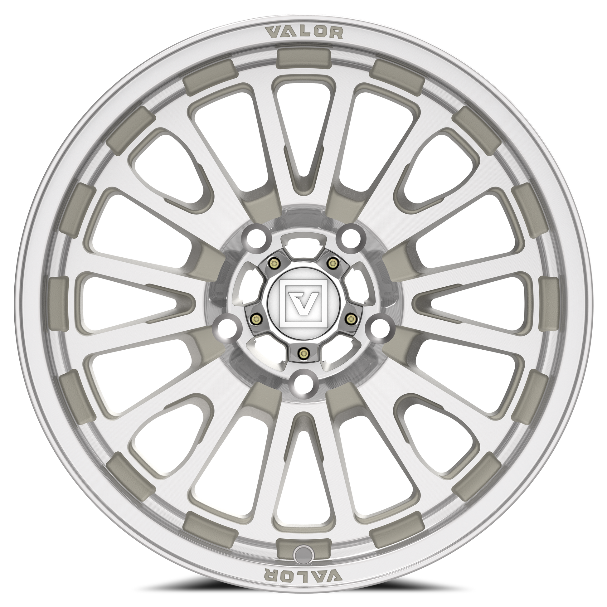 V14 Raw Machined UTV Wheel - Valor Offroad