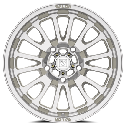 V14 Raw Machined UTV Wheel - Valor Offroad