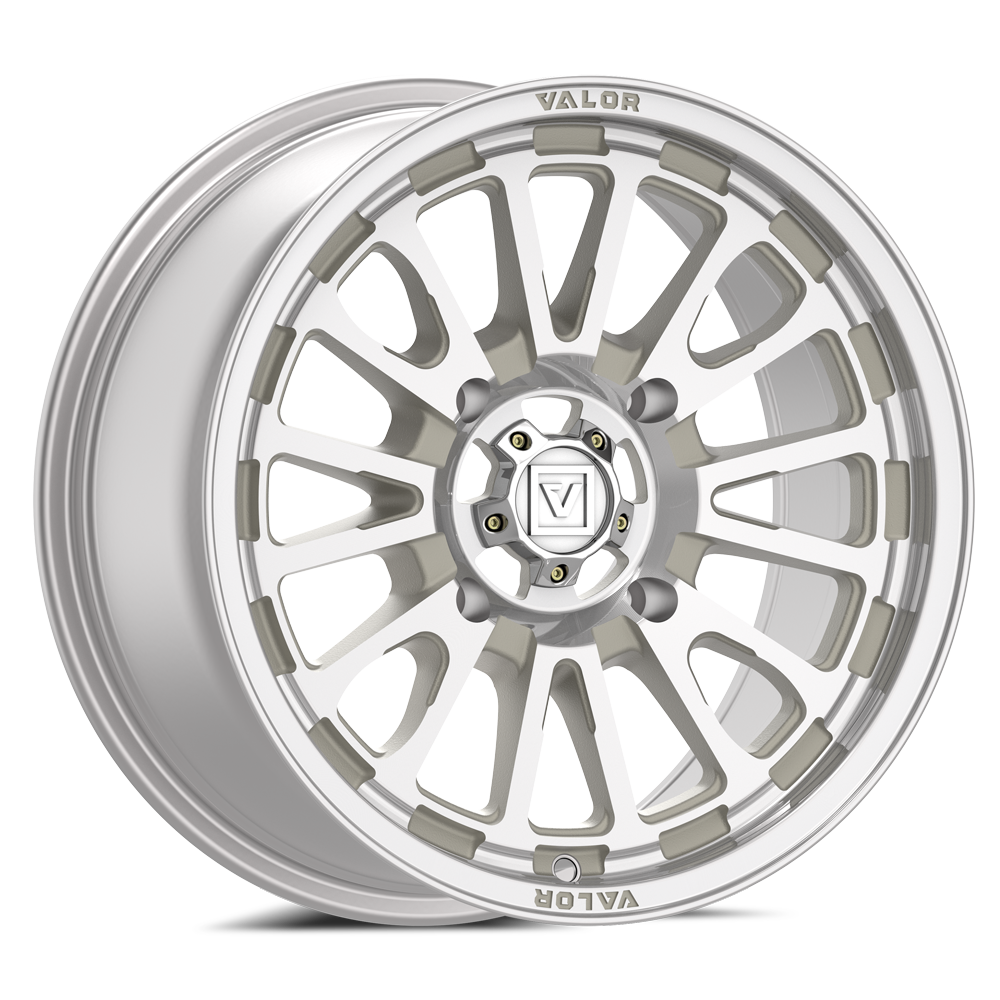 V14 Raw Machined UTV Wheel - Valor Offroad