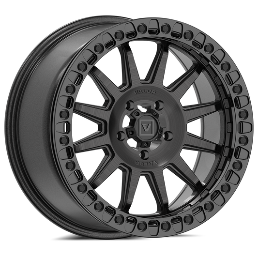 V09 Brushed Charcoal UTV Beadlock - Valor Offroad