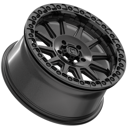 V09 Brushed Charcoal UTV Beadlock - Valor Offroad