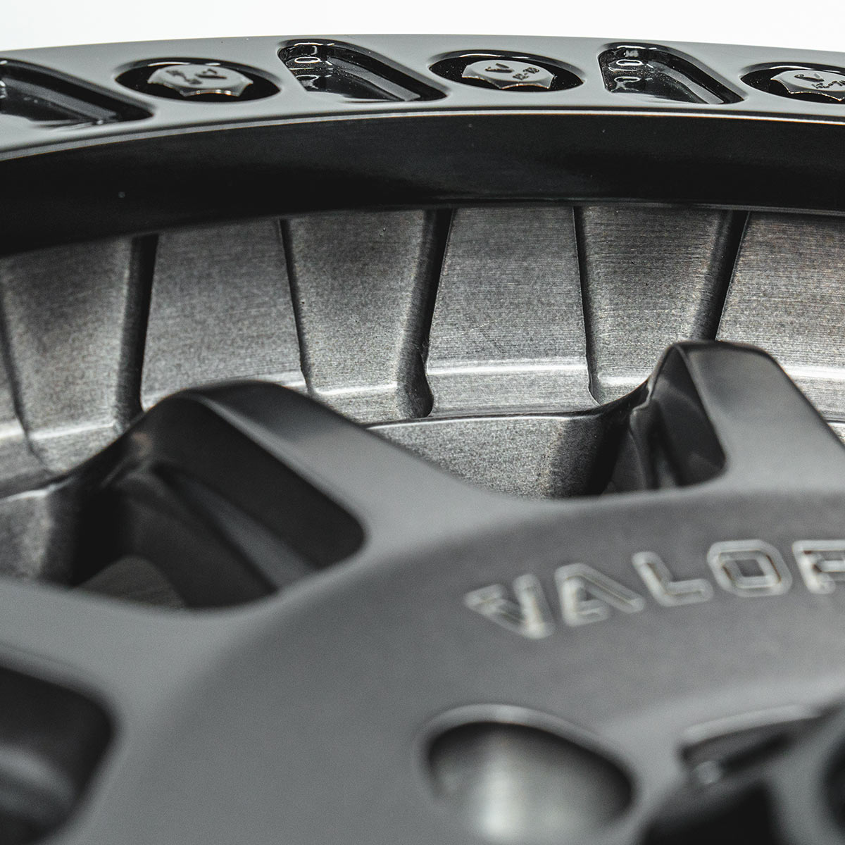 V09 Brushed Charcoal UTV Beadlock - Valor Offroad