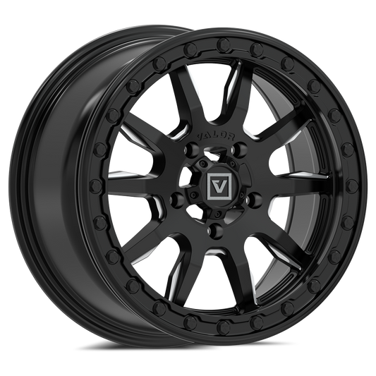 V15 Satin Black UTV Wheel - Valor Offroad