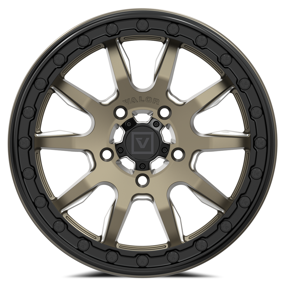 V15 Satin Bronze UTV Wheel - Valor Offroad